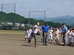 少年野球大会の写真