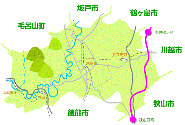 日高市地図
