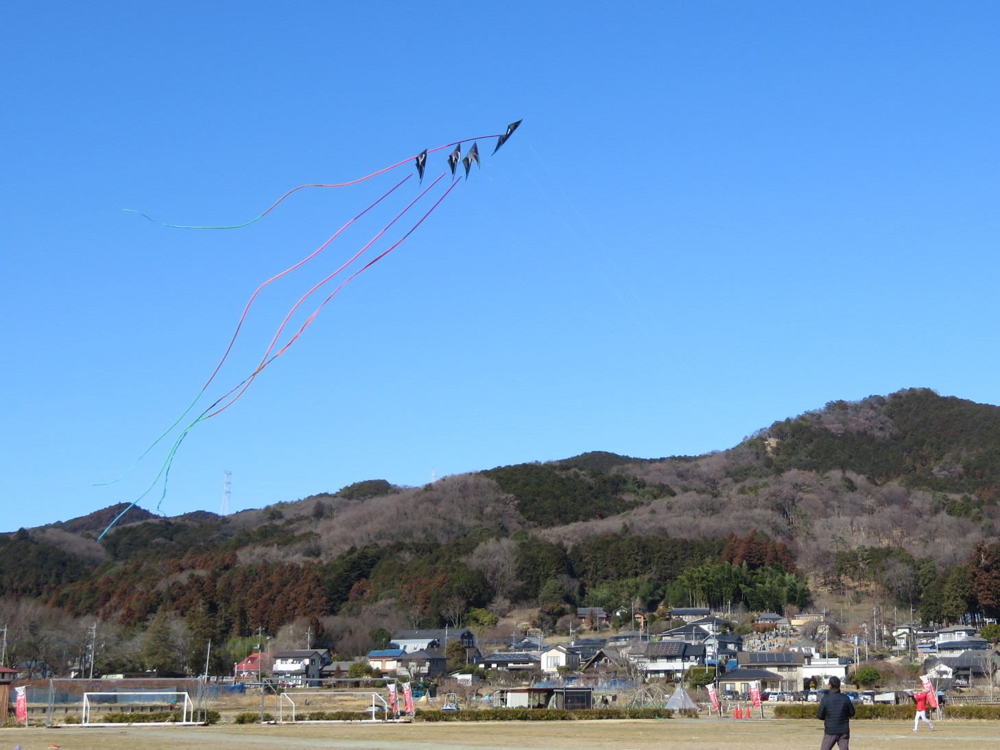 スポーツカイトのデモンストレーション