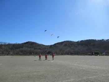 スポーツカイトのデモンストレーション