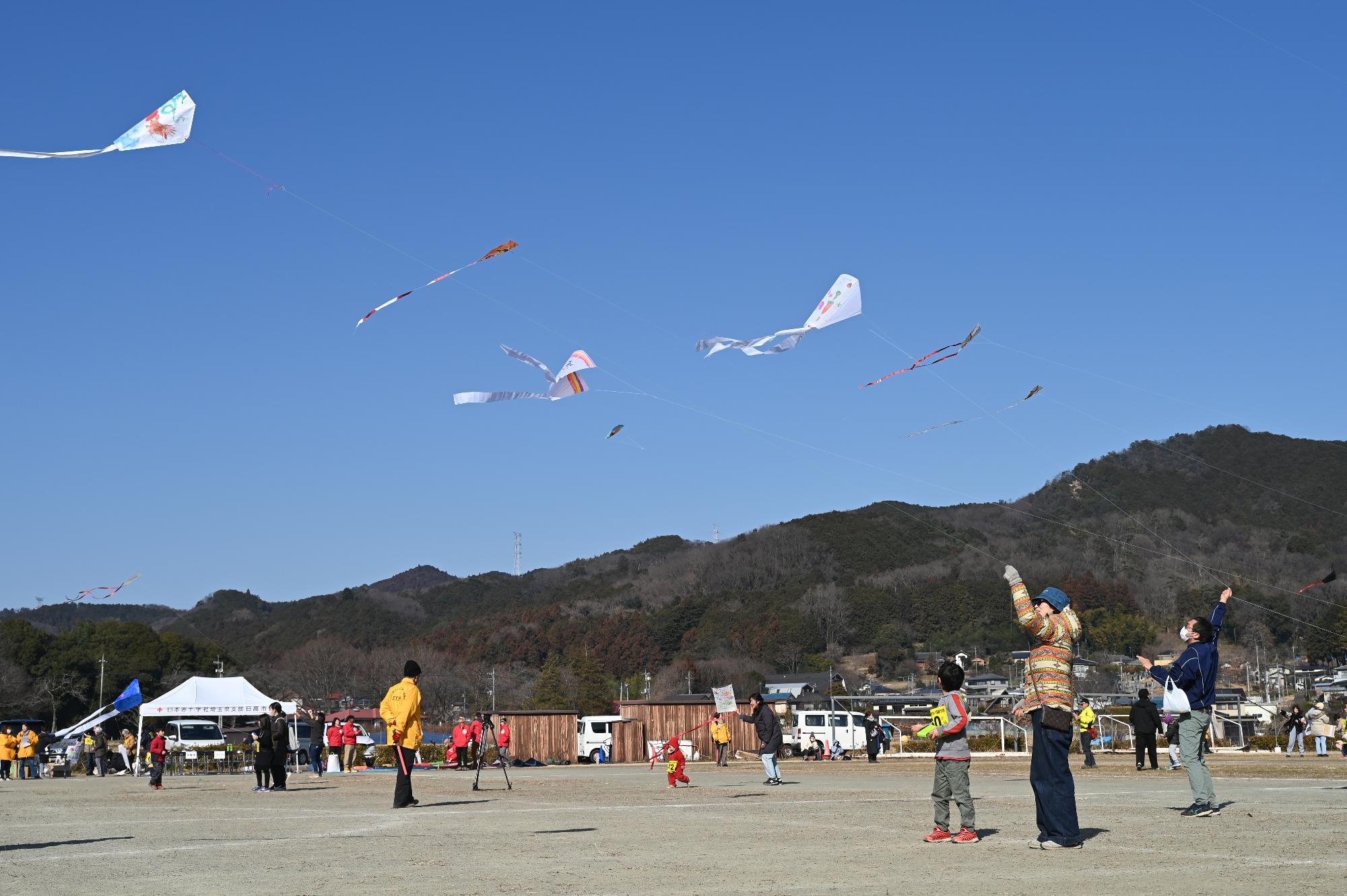 凧あげ大会風景