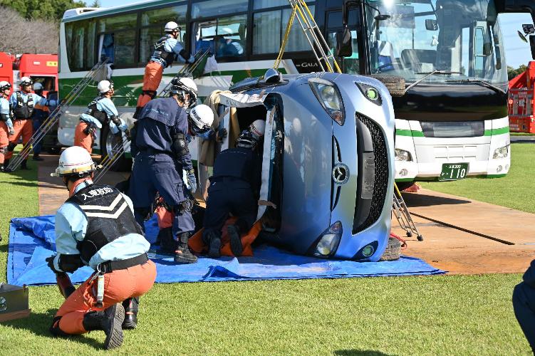 多重衝突事故救出訓練2