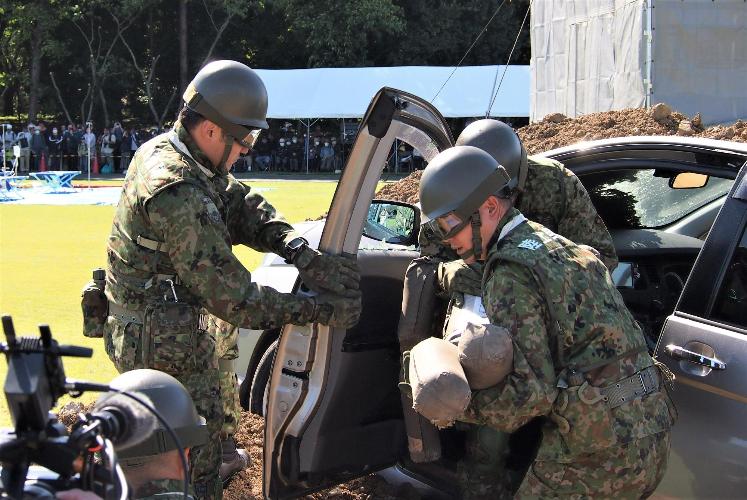 土砂崩落救出救助訓練2
