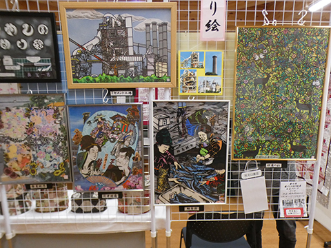 会場に展示されている作品の数々